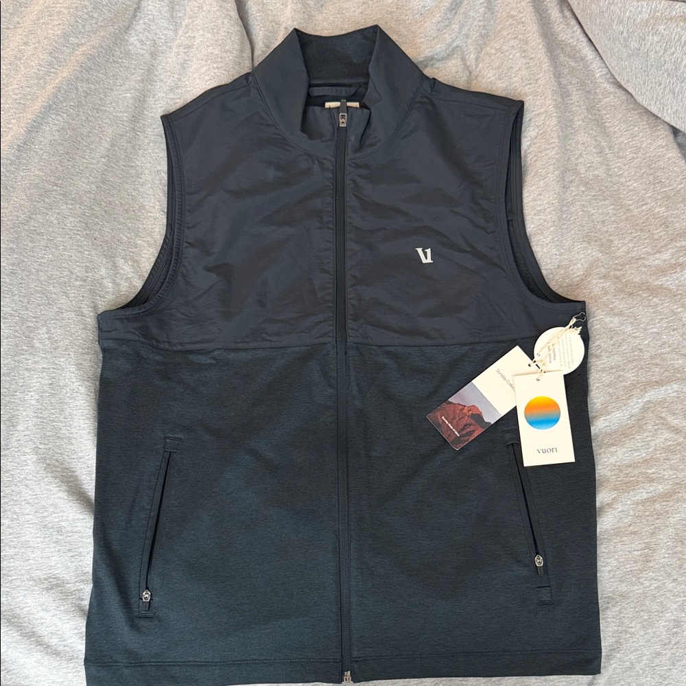 Men's Black Vest by Vuori